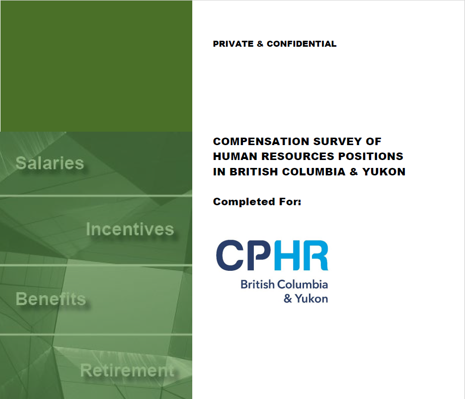 2023 Compensation Survey of Human Resources Positions In BC & Yukon - for Participants Only